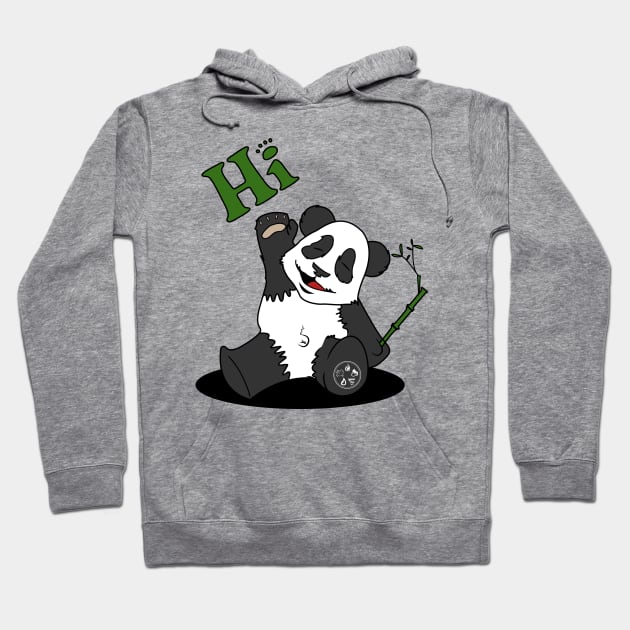 OTE Happy Panda Hoodie by OwnTheElementsClothing